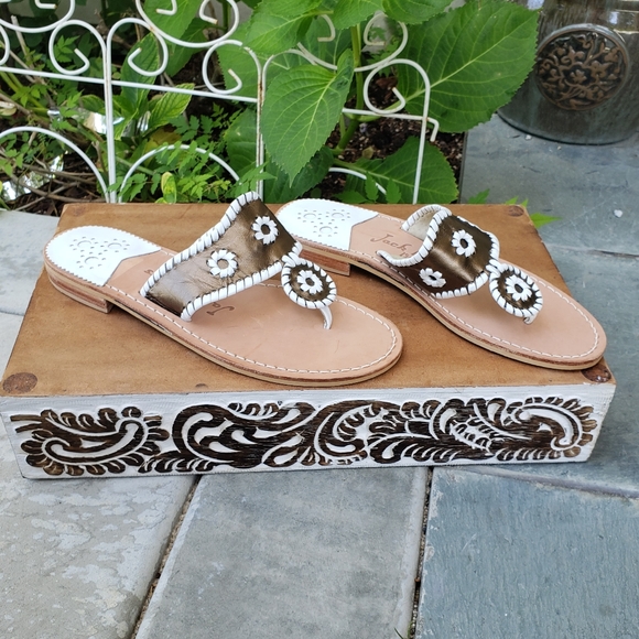 Jack Rogers Palm Beach Whipstiched Sandals - Picture 5 of 11